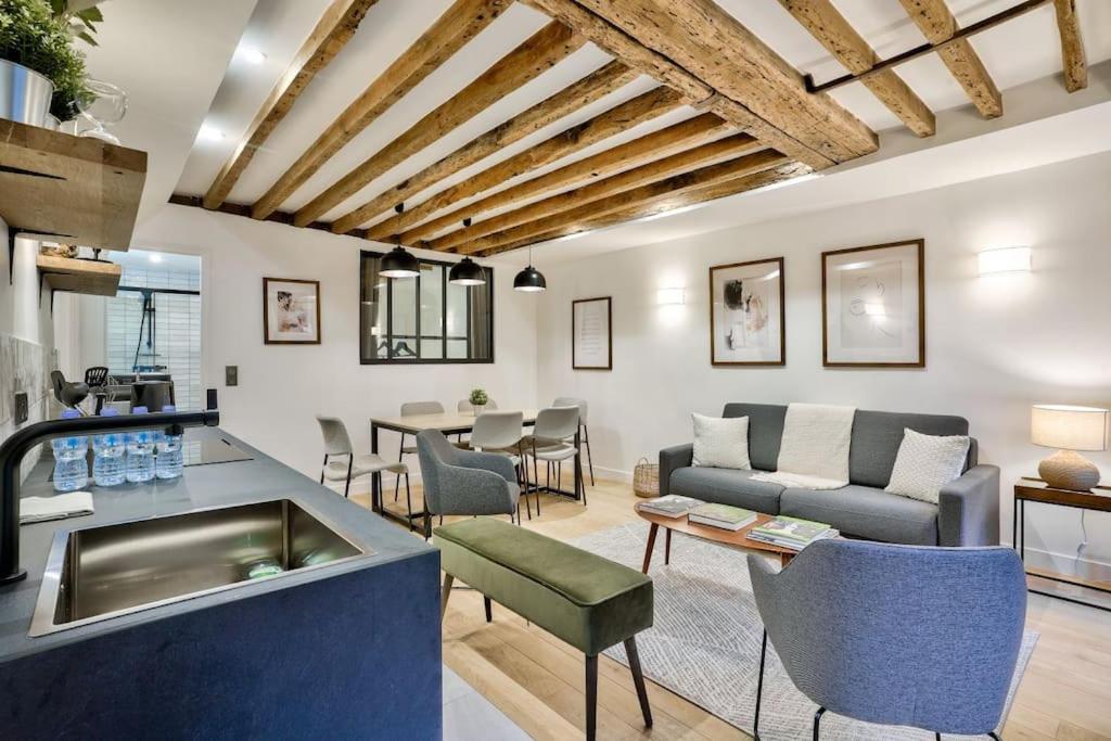 Magnifique Appartement Pour 6 - Montorgueil Paříž Exteriér fotografie